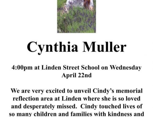 Linden Street School remembers Cindy Muller